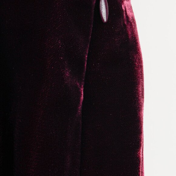 Giorgio Armani AW/06 Runway Velvet Silk Frill Skirt - Picture 9 of 12